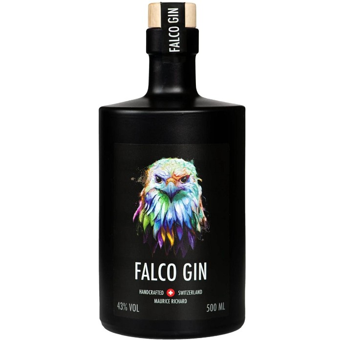 Falco Gin (CH)||| CHF 69 |||Der FALCO GIN (500 ml) ist ein handgefertigter Schweizer Premium Gin, der international f�r Furore sorgt. Die Destillerie produziert seit 1894 in Schaffhausen.

Auserlesene Wacholderbeeren sind die Grundlage f�r den FALCO GIN. Zus�tzlich enth�lt er acht ausgewogene Botanicals, die fein aufeinander abgestimmt sind. Exotische Fr�chte und Gew�rze verleihen ihm seine Einzigartigkeit.

Das harmonische Zusammenspiel von Mango und Orange kommt in der Nase zur Geltung. Im Mund verleiht das Kardamom dem Gin eine intensive Pr�senz. Seine leichte Pfeffernote w�rzt ihn angenehm.

Empfehlung:
Liebhaber geniessen den FALCO GIN pur oder mit einem Premium Tonic. Als Garnitur bieten sich Zitrone, Orange, Passionsfrucht und Mango an.

Alkoholgehalt: 43% Vol.

BEI BESTELLUNGEN MIT LIEFERMETHODE FLEUROP WIRD DIESE BEILAGE IM BESTELLFORMULAR AUTOMATISCH AUSGEBLENDET. ||| 1177